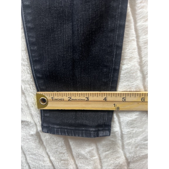 American Eagle Hi Rise Jegging Dream Stretch Size 6 Skinny Jeans Black - Picture 8 of 10
